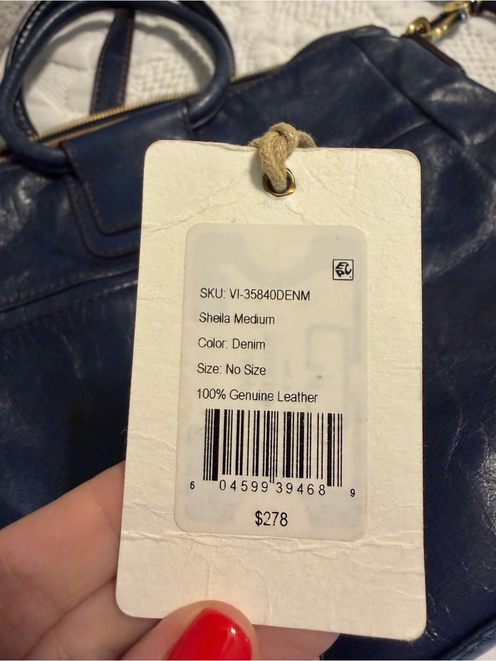 HOBO Medium Sheila in Denim color - Picture 11 of 11